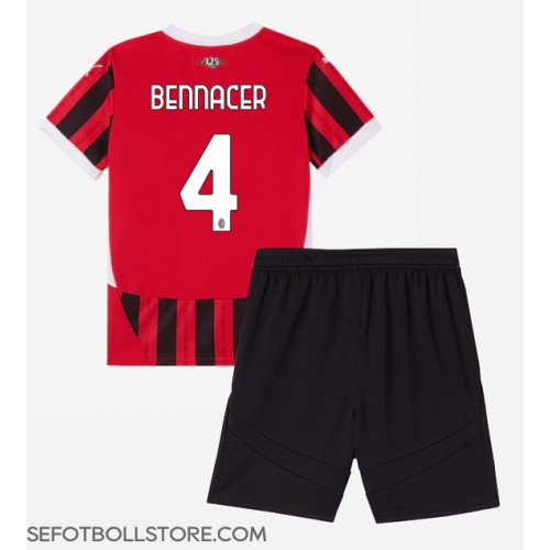 AC Milan Ismael Bennacer #4 Replika babykläder Hemmaställ Barn 2024-25 Kortärmad (+ korta byxor)